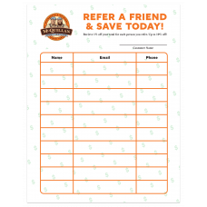 Referral Sheet - 100 Pack
